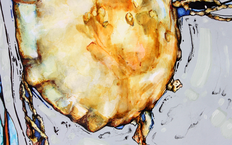 figurative representational mixed media artwork by Marie-Eve Champagne at Champagne Artwork