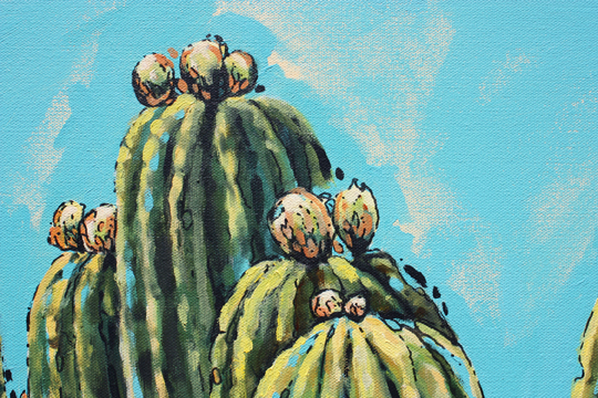 figurative representational mixed media artwork by Marie-Eve Champagne at Champagne Artwork